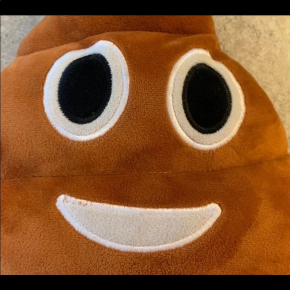 "Adwins" Funny 13” Emoji Poop Pillow - Picture 3 of 4